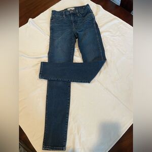 MADEWELL JEANS - skinny dark wash